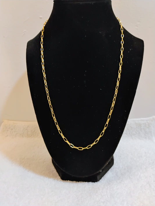 18-20" Adjustable Gold Necklace and Bracelet Set